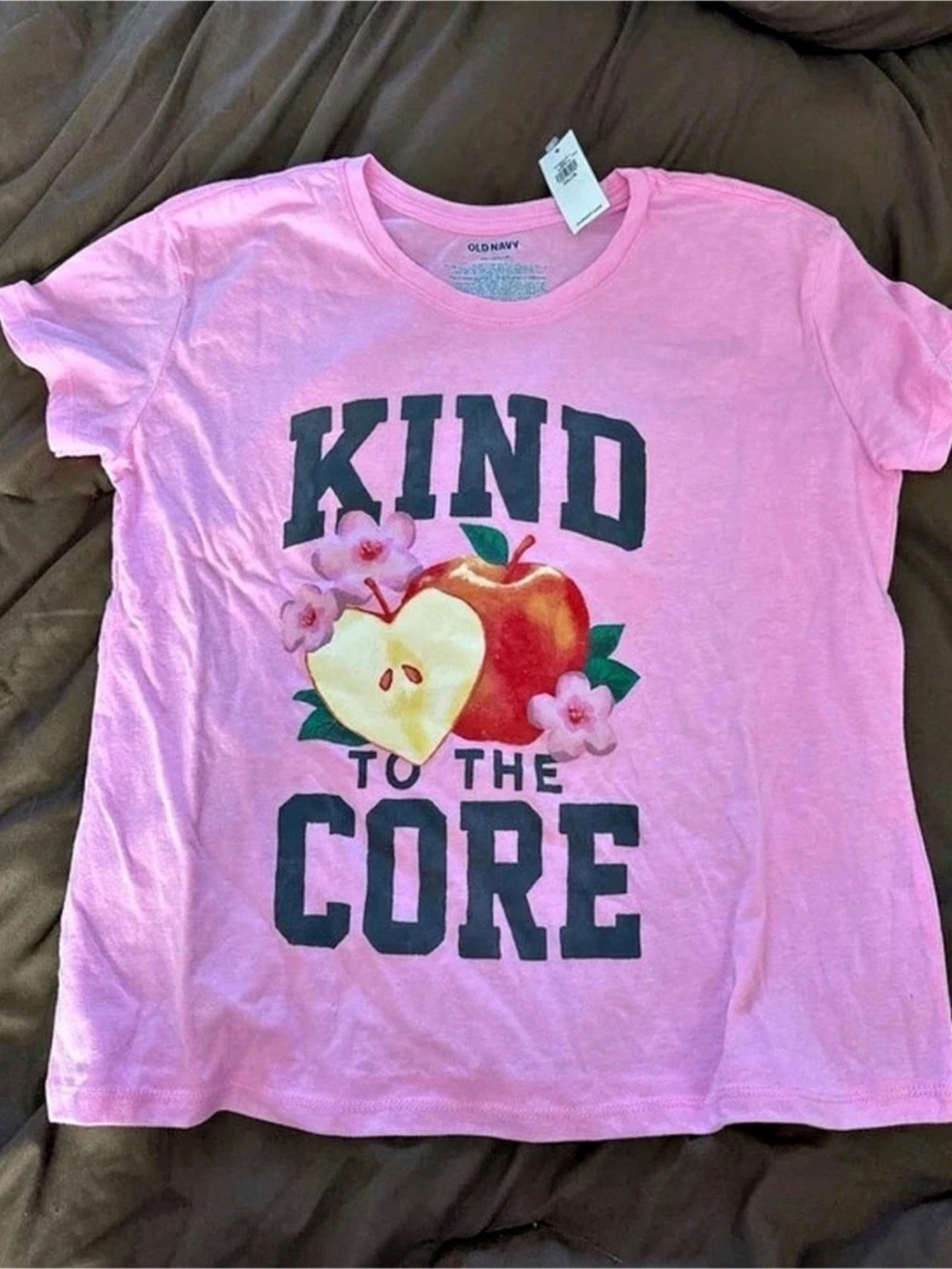 Old Navy Kind to the Core Graphic Tee Pink XL